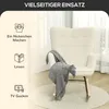 HOMCOM Schaukelstuhl, Schaukelsessel mit Samtoptik, Produktbild-Vorschau 5