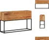 vidaXL Konsolentisch 120x30x75 cm Massivholz Akazie -  Produktbild-Vorschau 1
