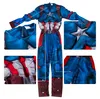 Captain America Kinderkostüm Muskel-Design – Größe 104–110 Produktbild-Vorschau 6