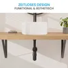 Siphon universel Bächlein pour lavabo et meuble-lavabo Voir les images du produit 2