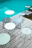 Gartentisch - Anthrazit - verzinkter Stahl-Rahmen - 45 x 45 Produktbild-Vorschau 3