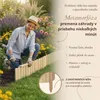 Floranica drevený okraj záhona 20 x 100 cm prírodný obruba Náhľad obrázku produktu 5