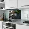 Küchenrückwand Spritzschutz Glas mit Motiv Küchenzutaten 40 Produktbild-Vorschau 2