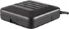 A black electronic device with a ribbed top and a cord attached. Produktbild-Vorschau