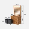 Fioriera con traliccio Traliccio con fioriera Letto Anteprima dell’immagine prodotto 4