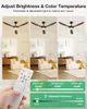 BlitzWill BW-CFL3B Smart Deckenventilator mit Licht, 106cm, Produktbild-Vorschau 7