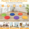 COSTWAY set di 6 cuscini per bambini rotondi, cuscino da Anteprima dell’immagine prodotto 4