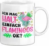 Flamingos-Liebhaber Tasse Geschenk Ich Mag Halt Einfach Produktbild-Vorschau 1