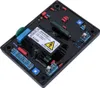 A black electronic circuit board with various components and a warning label. Podgląd zdjęcia produktu