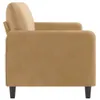 vidaXL 3-Sitzer-Sofa Braun 180 cm Samt Produktbild-Vorschau 4