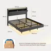 BEALIFE Polsterbett 140x200 cm mit USB-Ladung, LED-Licht & Produktbild-Vorschau 5