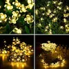 5m 20 LED Solar Lichterkette Kirschblüten LED Außen Produktbild-Vorschau 5