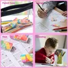 8 Stück Radiergummi Kinder, Regenbogen Radiergummi Weich Produktbild-Vorschau 5