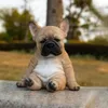 Socha buldoga, živicový ornament, živicová figúrka psa Náhľad obrázku produktu 1