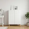 vidaXL Sideboard Hochglanz Weiß 66 x 34,5 x 90 cm Produktbild-Vorschau 7