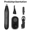 Wiederaufladbarer Nasenhaarschneider 2 in 1 Set – Produktbild-Vorschau 7