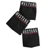 MUSTANG Herenondergoed 3-Pack Katoenen Boxershorts Zwart Productafbeelding-voorbeeld 4
