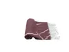Hamamtuch als Strandtuch Badetuch "Marmor" bordeaux Produktbild-Vorschau 4