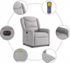 Hochwertig Massagesessel Elektrisch Wolkengrau Stoff Produktbild-Vorschau 8