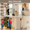 Trittleiter 3 Stufen mit Handlauf Klappbar, Leiter Produktbild-Vorschau 6