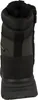 A black winter boot shown from the back. Voir les images du produit