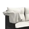 VidaXL 368335, Lounge, Obite siedzisko, Technorattan, Stal, Podgląd zdjęcia produktu 10
