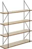 Scaffale sospeso IRIS, 4 livelli, 60 x 80 cm Anteprima dell’immagine prodotto 1