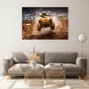 Bilder auf glas - Schlamm Schmutz Dakar Aktion - 100x70cm - Produktbild-Vorschau 7
