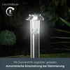 MeLiTec Solar-Gartenleuchte SO06-1, 3er-Set, Produktbild-Vorschau 2