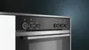 A close-up shot of the control panel and upper part of a built-in oven. Produktbild-Vorschau