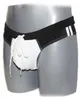 WJ Weiße Uni Badebekleidung, 95% Polyester, 5% Elasthan, Produktbild-Vorschau 4