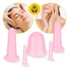 4FIZJO Silikonové masážní baňky FACE+ 5 ks., růžové Náhled obrázku produktu 5