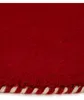 Handgefertigter Wollteppich Gabbeh Lola Rund Rot Ø 100 cm Produktbild-Vorschau 4