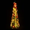 vidaXL Albero di Natale Artificiale Pop-Up 150 LED Verde Anteprima dell’immagine prodotto 1