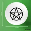 Huuraa Button Pentagramm Drudenfuß 59mm rund mit Produktbild-Vorschau 3