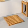 vidaXL : 2 tapis de bain, naturels, 50 x 50 cm, en bois Voir les images du produit 2