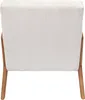Fauteuil Salon Cotele Scott Beige Voir les images du produit 4