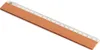 Metrie | Règle en bois Scholar-W20CC ocre avec bande Voir les images du produit 3
