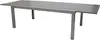 Großer Gartentisch Ausziehtisch Glas/Aluminium grau Produktbild-Vorschau 6