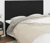 Kopfteile 4 Stk. Schwarz 80x5x78/88 cm Stoff Produktbild-Vorschau 2