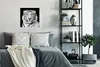 MuchoWow® Poster Tiger - Schwarz - Weiß - Porträt - Tiere Produktbild-Vorschau 4