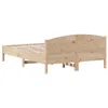 Massivholzbett ohne Matratze 150x200 cm Kiefernholz Produktbild-Vorschau 6