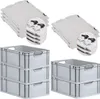 SuperSparSet 5x Eurobox NextGen Economy mit Scharnierdeckel Produktbild-Vorschau 1