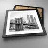 Gerahmtes Poster - Schwarzer Rahmen - Brücke Brooklyn Produktbild-Vorschau 3
