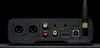 The back panel of a black audio device is shown against a black background. Anteprima dell’immagine prodotto