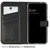 Selencia Echtleder Klapphülle Samsung Galaxy S24 - Schwarz Produktbild-Vorschau 3