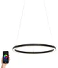 Smarte Hängelampe Schwarz 60 cm inkl  LED und RGBW Girello Produktbild-Vorschau 9