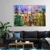 England Pop Art Wahrzeichen London Wandbild Leinwandbild  Produktbild-Vorschau 2