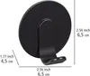WENKO Turbo-Loc® Wandhaken Uno Mod. Bivio Black matt, 3er Produktbild-Vorschau 5