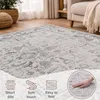 A rug is shown in a living room setting with close-up insets highlighting features. Anteprima dell’immagine prodotto